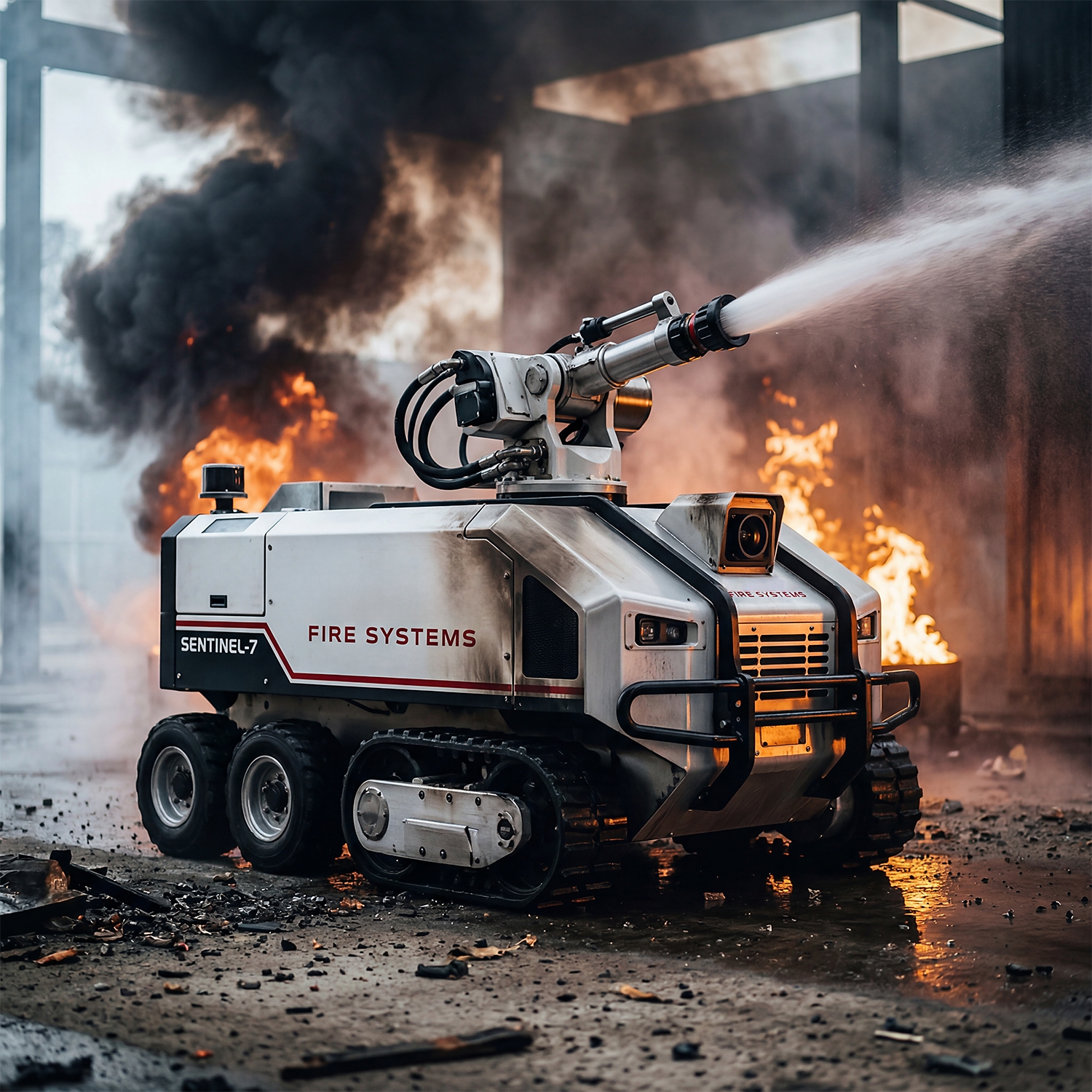 Robots pompiers