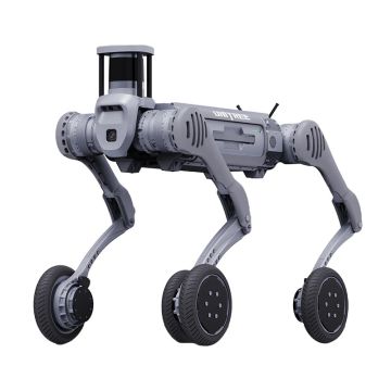Unitree B2-W robot quadrupède à roues